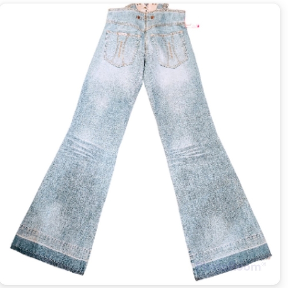 Fornarina Flare Leg Jean's Size 25 - Picture 2 of 6